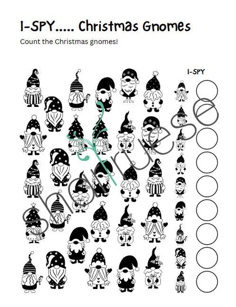 100 Pages of Christmas Activities - ShartrueseColouring Pages