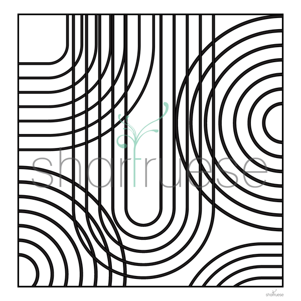 Easy & Bold Colouring Book: Extra Thick Lines for Anxiety Relief - ShartrueseColouring Book