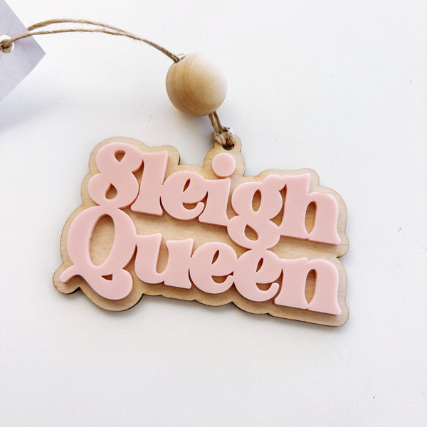 Sleigh Queen Ornament - ShartrueseChristmas Ornament